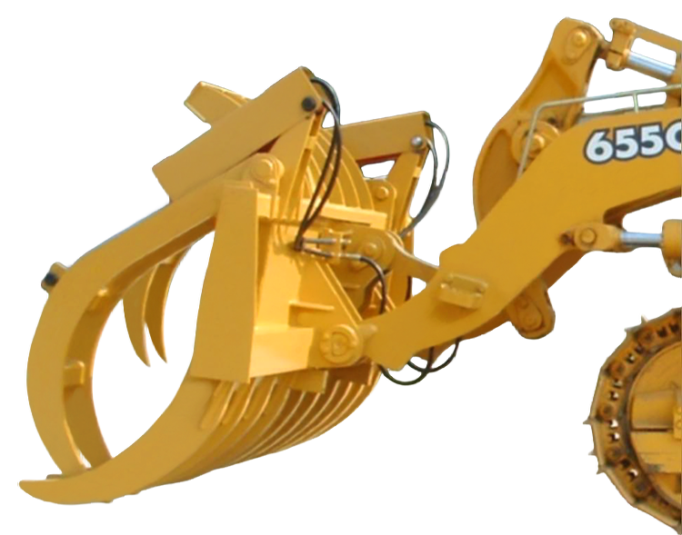 RakeLdr 9ft Loader W HYD Top Clamps04 750px